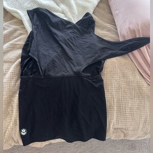 Black One-Shoulder Dress